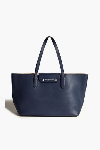 SERGIO ROSSI Tote Bag aus Narbenleder