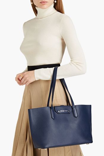 SERGIO ROSSI Tote Bag aus Narbenleder