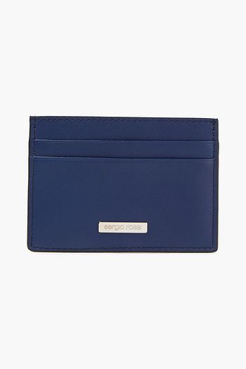 SERGIO ROSSI Leather cardholder