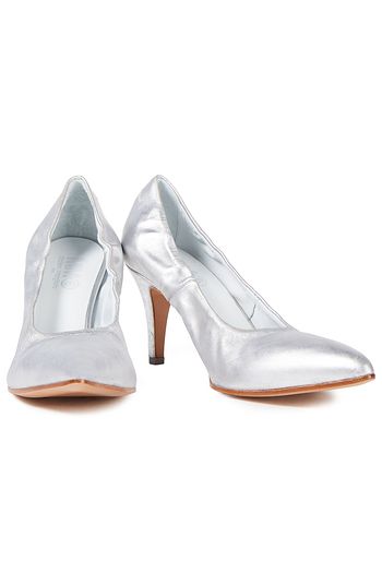 MM6 MAISON MARGIELA Pumps aus Metallic-Leder mit Raffung