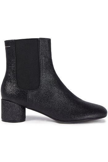 MM6 MAISON MARGIELA Glittered leather ankle boots
