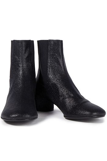 MM6 MAISON MARGIELA Glittered leather ankle boots