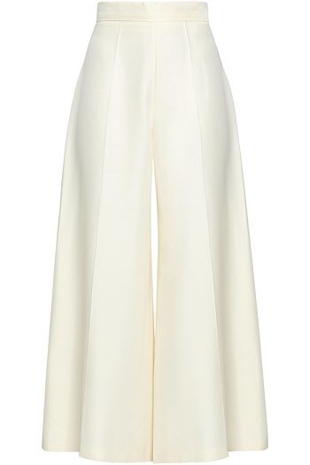 VALENTINO Silk-shantung culottes