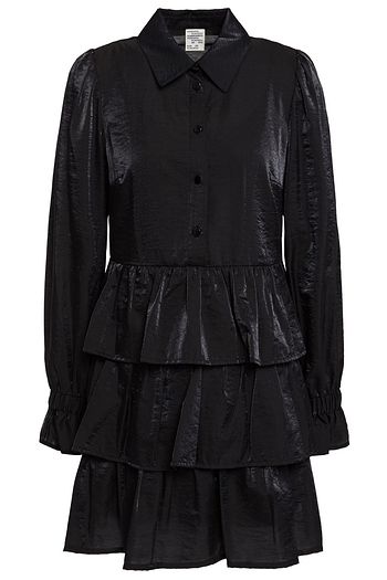 BAUM UND PFERDGARTEN Anya tiered taffeta mini dress