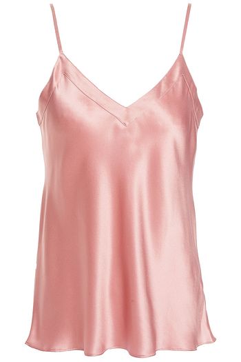 GINIA Silk-satin camisole