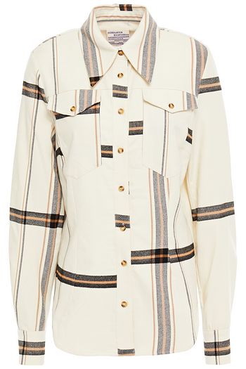 BAUM UND PFERDGARTEN Maaike checked flannel shirt