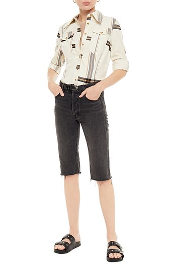 BAUM UND PFERDGARTEN Maaike checked flannel shirt