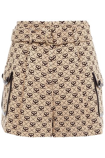 SANDRO Shorts aus Jacquard mit Gürtel
