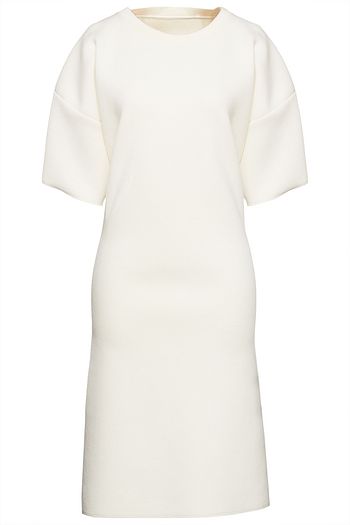 MM6 MAISON MARGIELA Kleid aus geripptem Jersey mit Cut-outs