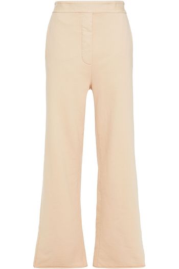 MM6 MAISON MARGIELA Hose mit weitem Bein aus Baumwollfrottee