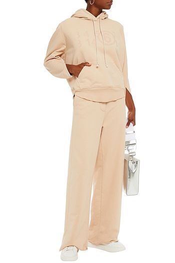 MM6 MAISON MARGIELA Hose mit weitem Bein aus Baumwollfrottee