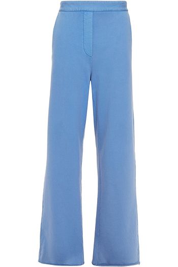 MM6 MAISON MARGIELA Hose mit weitem Bein aus Baumwollfrottee