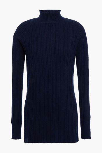 J BRAND Ribbed cashmere turtleneck sweater