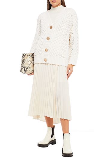 3.1 PHILLIP LIM Cable-knit wool-blend cardigan