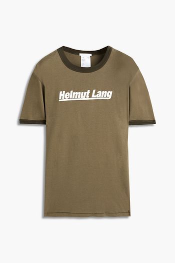 HELMUT LANG Printed cotton-jersey T-shirt