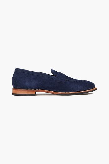 GRENSON Lloyd Pennyloafers aus Veloursleder