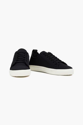 JAMES PERSE Canvas-trimmed neoprene sneakers