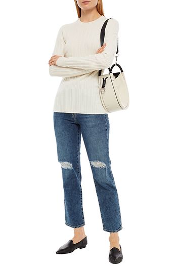 J BRAND リブ編みカシミヤ セーター