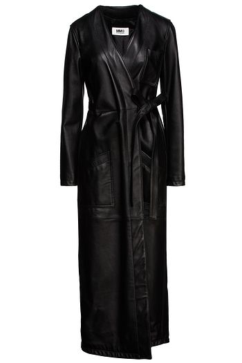 MM6 MAISON MARGIELA Leather wrap coat