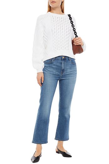 J BRAND Hoch sitzende Kick-flare-Jeans