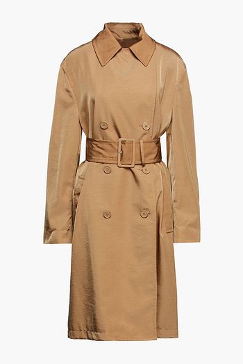 MM6 MAISON MARGIELA Belted satin-twill trench coat