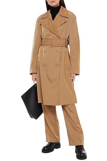 MM6 MAISON MARGIELA Belted satin-twill trench coat