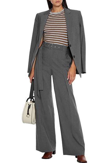 MAX MARA Stagno striped silk and cashmere-blend top