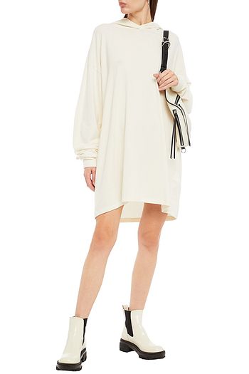 MM6 MAISON MARGIELA Oversized-Minikleid aus Jersey mit Flammgarneffekt und Kapuze