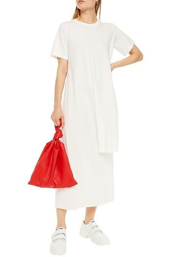 MM6 MAISON MARGIELA Midikleid aus Baumwoll-Jersey mit Cut-outs