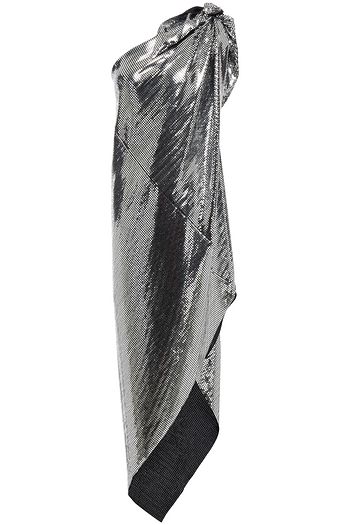 MM6 MAISON MARGIELA One-shoulder embellished jersey dress