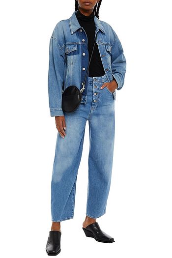 MM6 MAISON MARGIELA Jeansjacke in ausgewaschener Optik