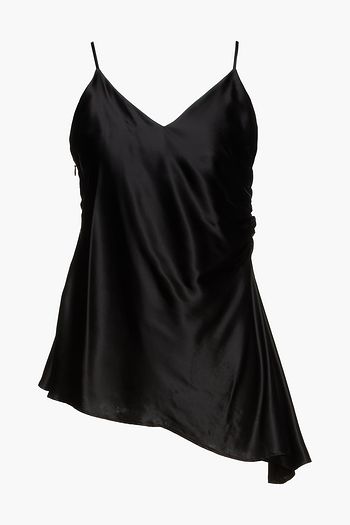 MM6 MAISON MARGIELA Asymmetric gathered satin camisole