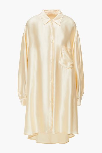 MM6 MAISON MARGIELA Hemdkleid in Minilänge aus Satin