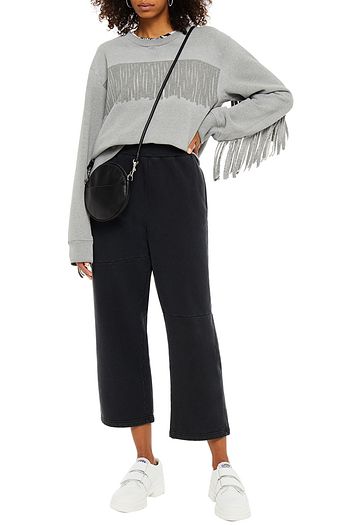 MM6 MAISON MARGIELA Hose mit geradem Bein aus Baumwollfrottee