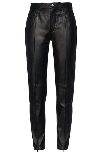 MM6 MAISON MARGIELA Leather straight-leg pants