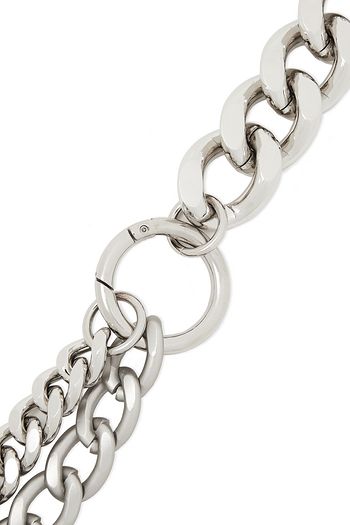 MM6 MAISON MARGIELA Silver-tone crystal necklace