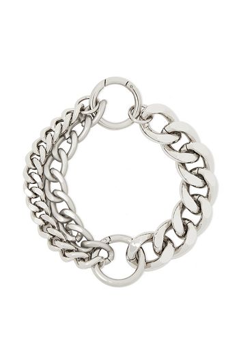 MM6 MAISON MARGIELA Silver-tone crystal necklace