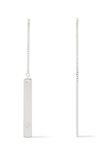 MM6 MAISON MARGIELA Silberfarbene Ohrringe