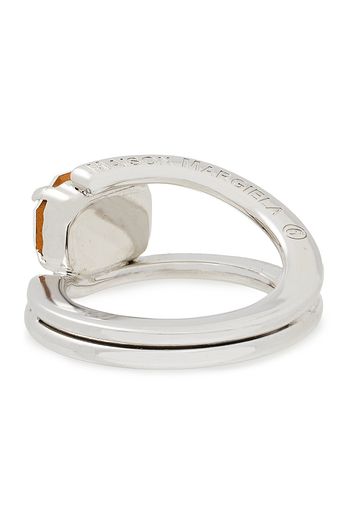 MM6 MAISON MARGIELA Silver-tone crystal ring