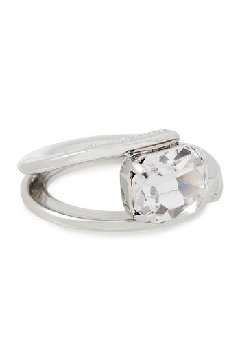 MM6 MAISON MARGIELA Silver-tone crystal ring