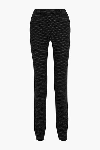 ETRO Wool-blend jacquard slim-leg pants