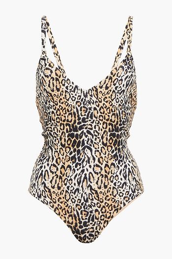 MELISSA ODABASH Cyprus leopard-print swimsuit