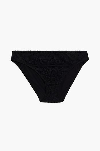 ERES Lace-paneled stretch-jersey mid-rise briefs