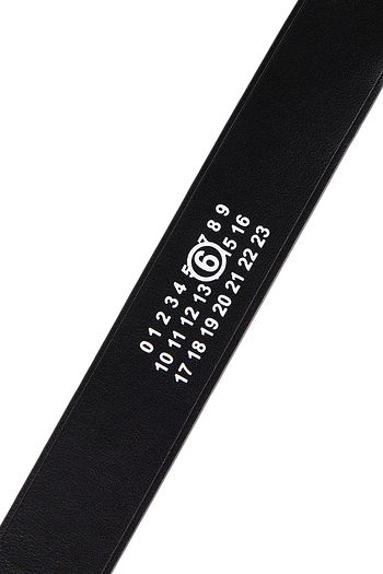MM6 MAISON MARGIELA Printed leather belt