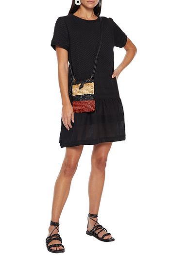 CECILIE COPENHAGEN 2 O gathered cotton-jacquard mini dress