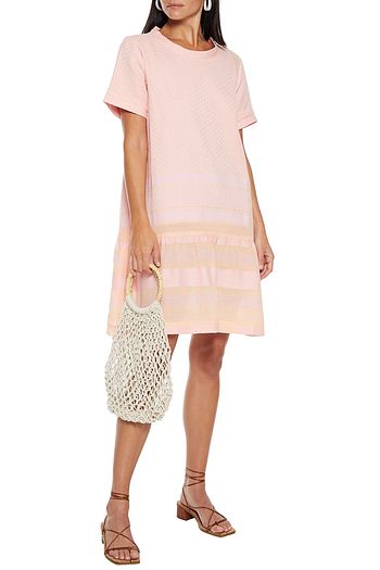 CECILIE COPENHAGEN 2 O gathered cotton-jacquard mini dress