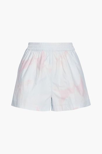 CECILIE COPENHAGEN Signe tie-dyed organic cotton-poplin shorts