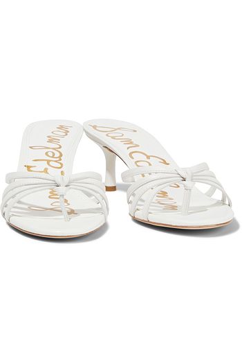 SAM EDELMAN Jedda knotted leather mules