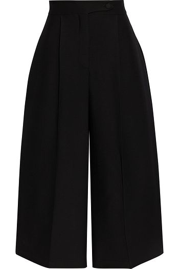 VALENTINO Wool and silk-blend crepe culottes