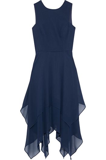 MIKAEL AGHAL Asymmetric layered chiffon dress